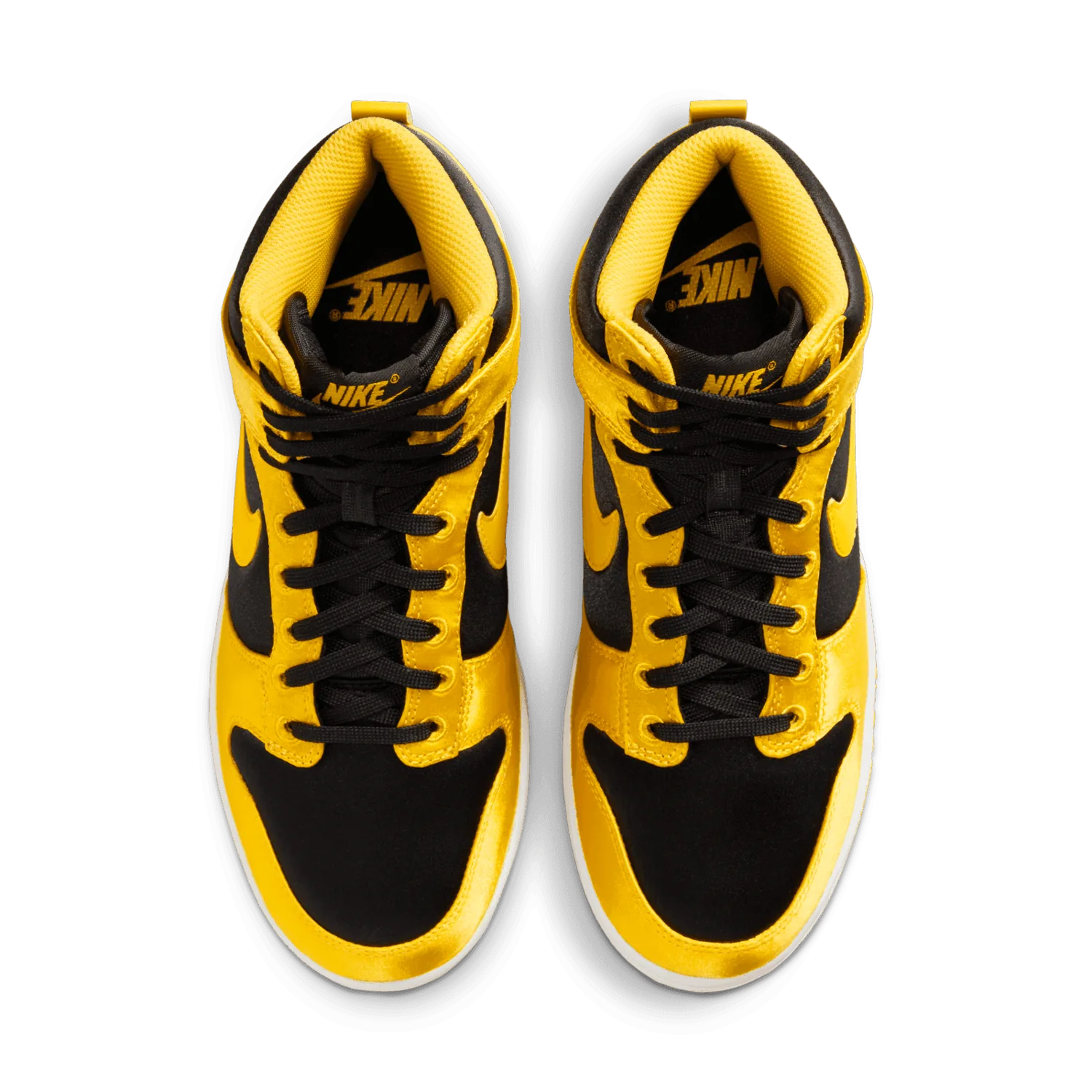 Nike Dunk High Satin Black Varsity Maize (W) image 5