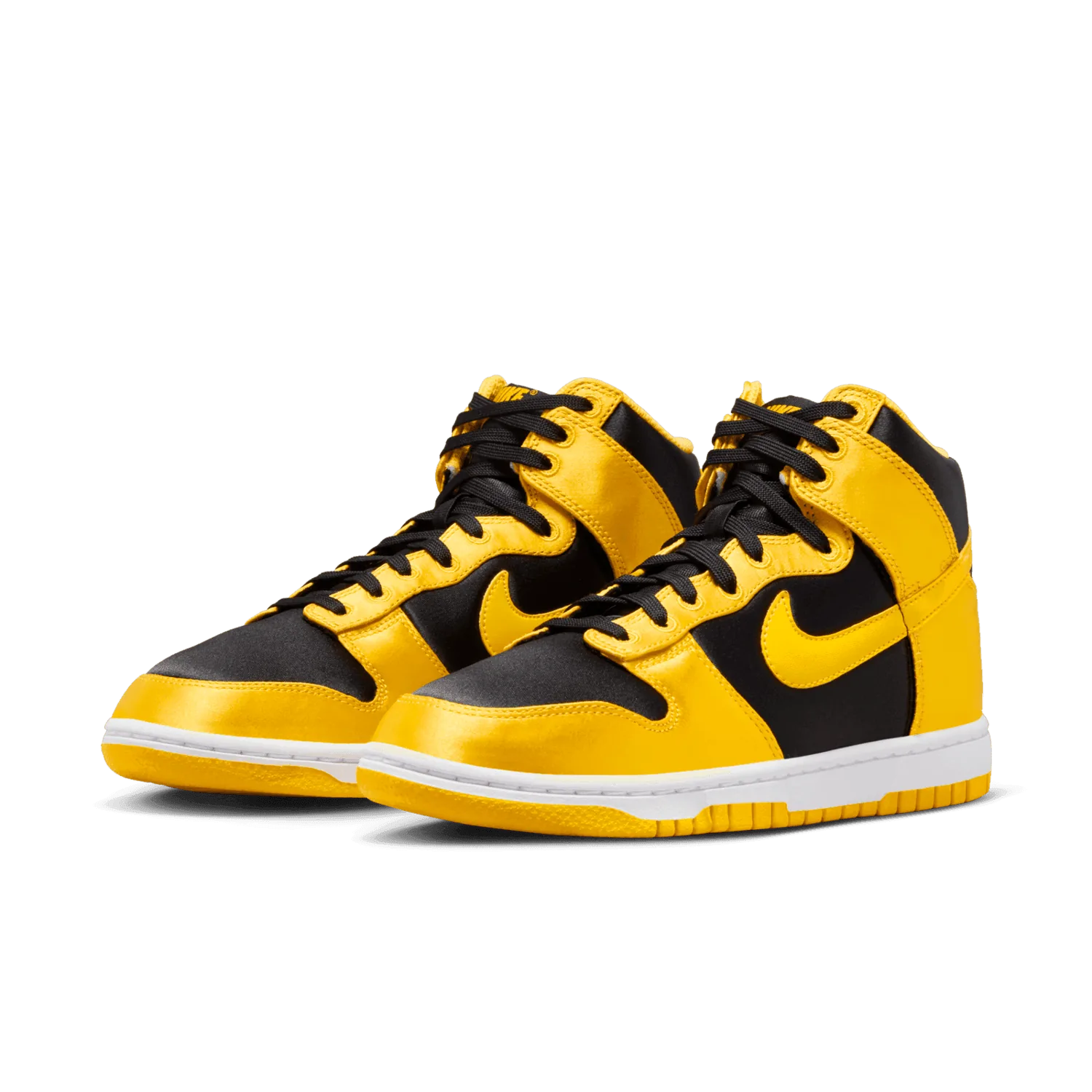Nike Dunk High Satin Black Varsity Maize (W) image 6