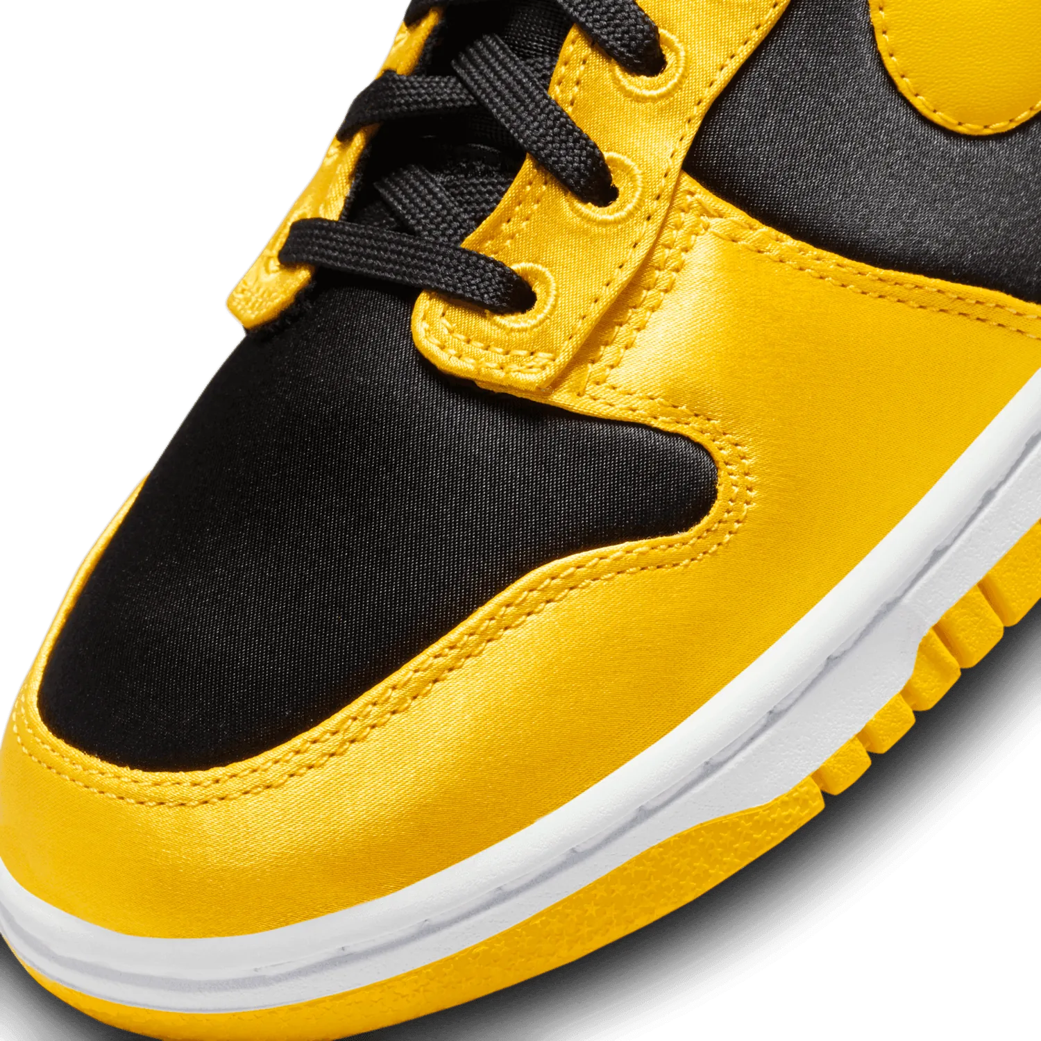 Nike Dunk High Satin Black Varsity Maize (W) image 8
