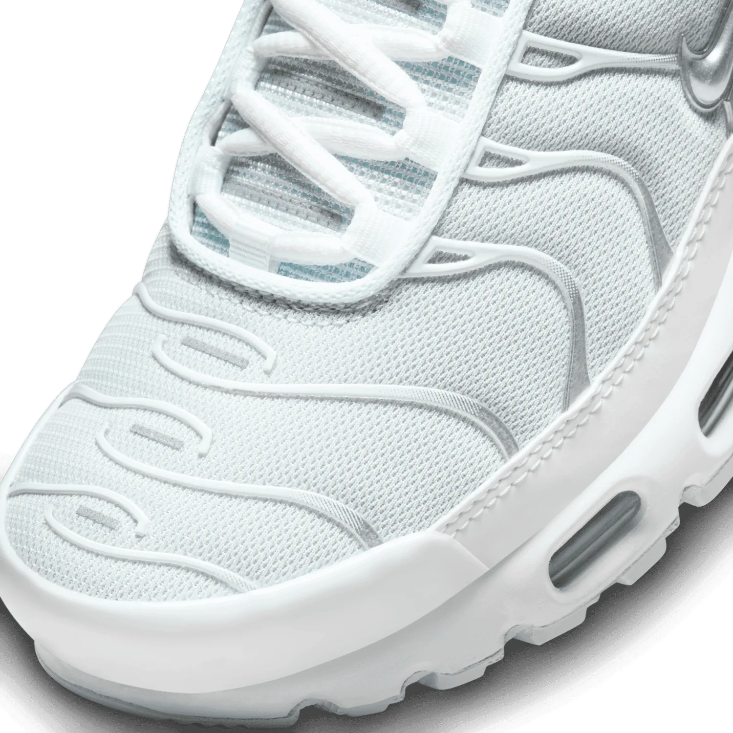 Nike Air Max Plus White Metallic Silver (W) image 8