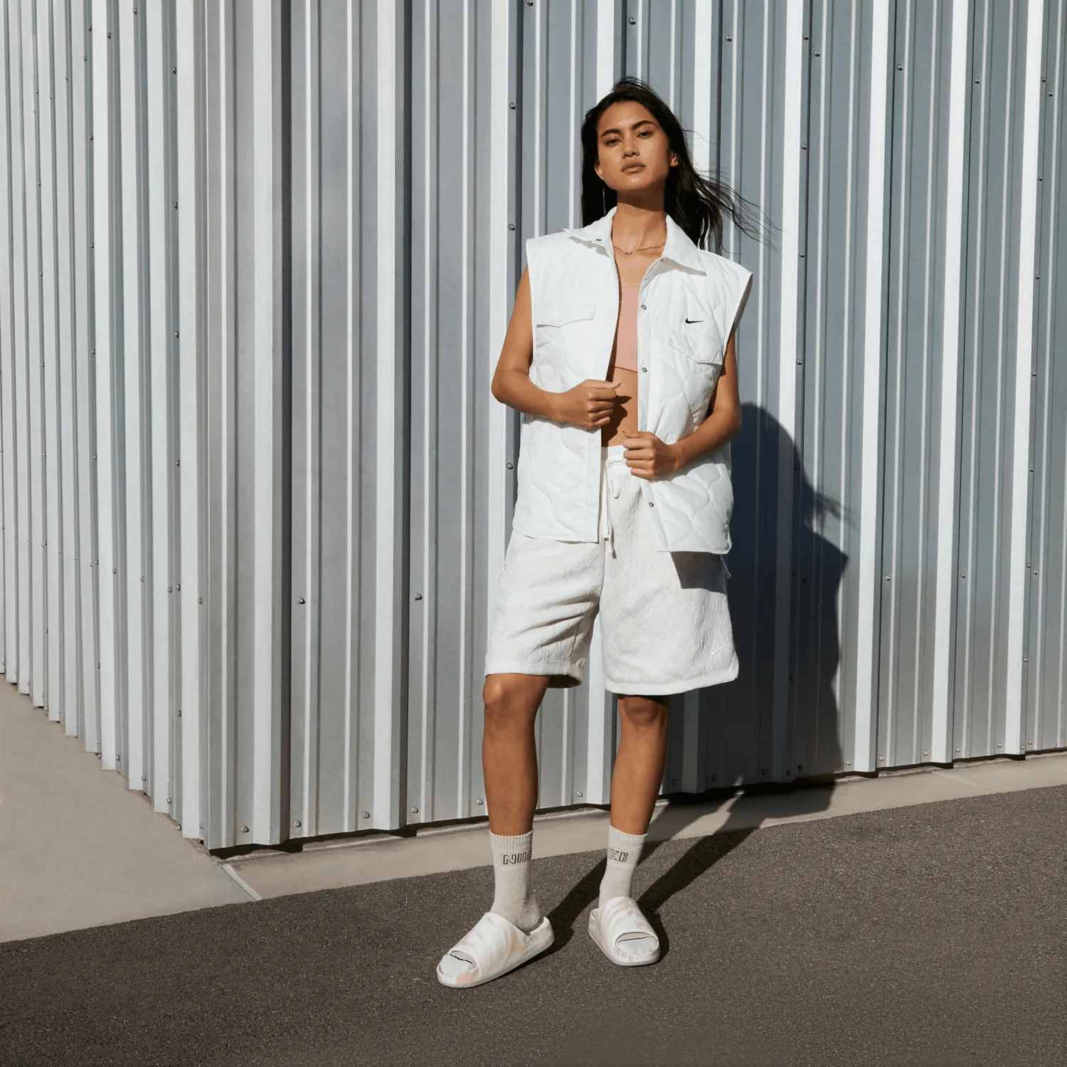 Nike Calm Slide SE Phantom (W) image 7