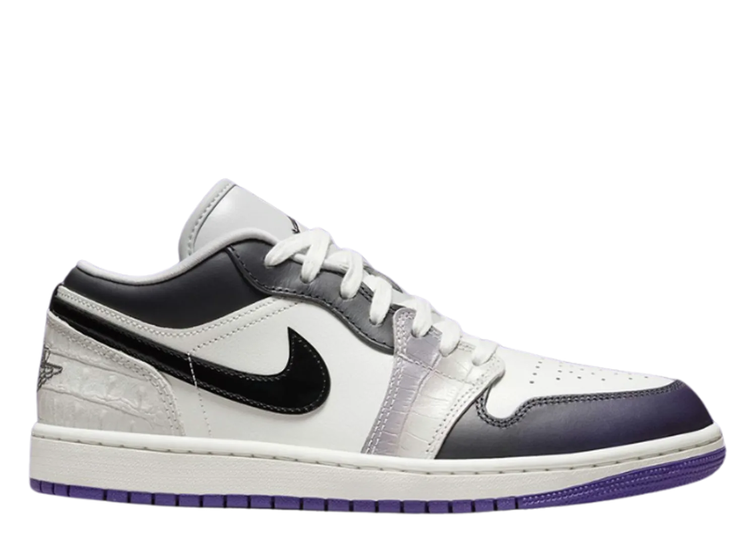 Air Jordan 1 Low SE Cement Grey Field Purple (W)