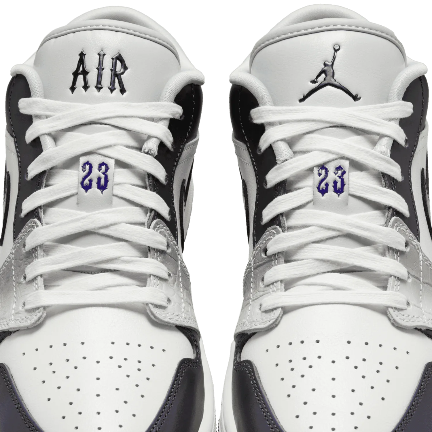 Air Jordan 1 Low SE Cement Grey Field Purple (W) image 8