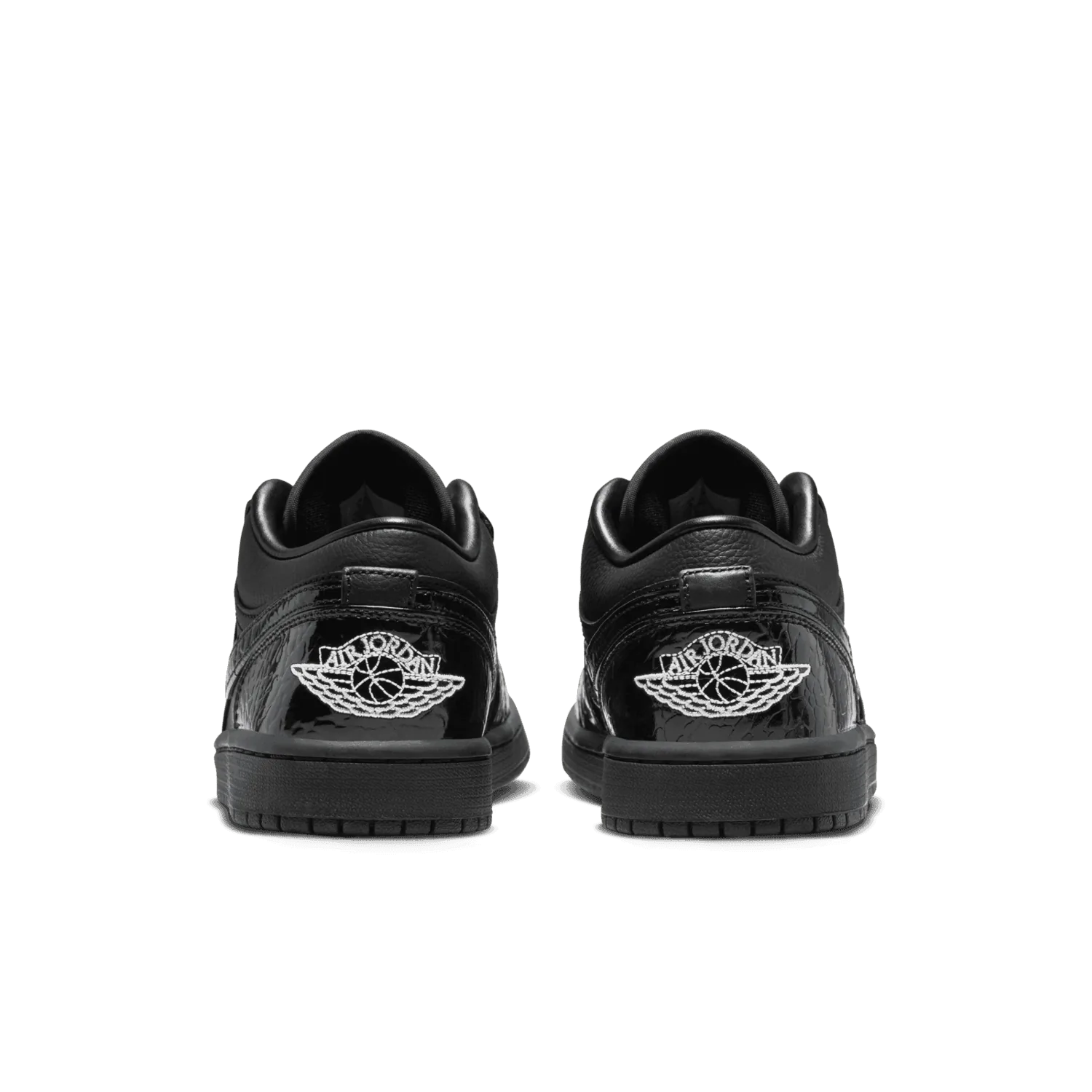 Air Jordan 1 Low SE Patent Elephant Black (W) image 5