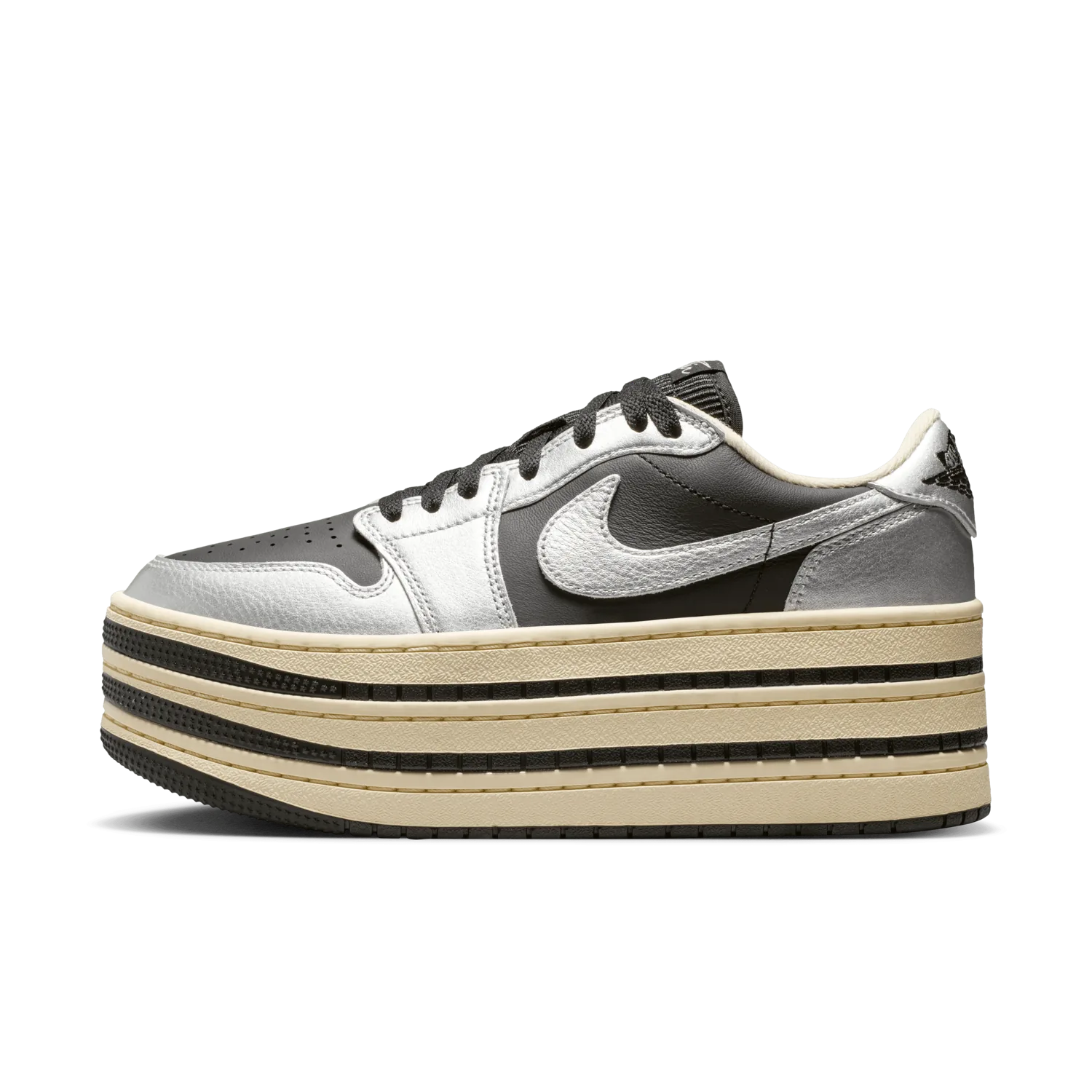 Air Jordan 1 Triple Stack Metallic Silver (W) image 3