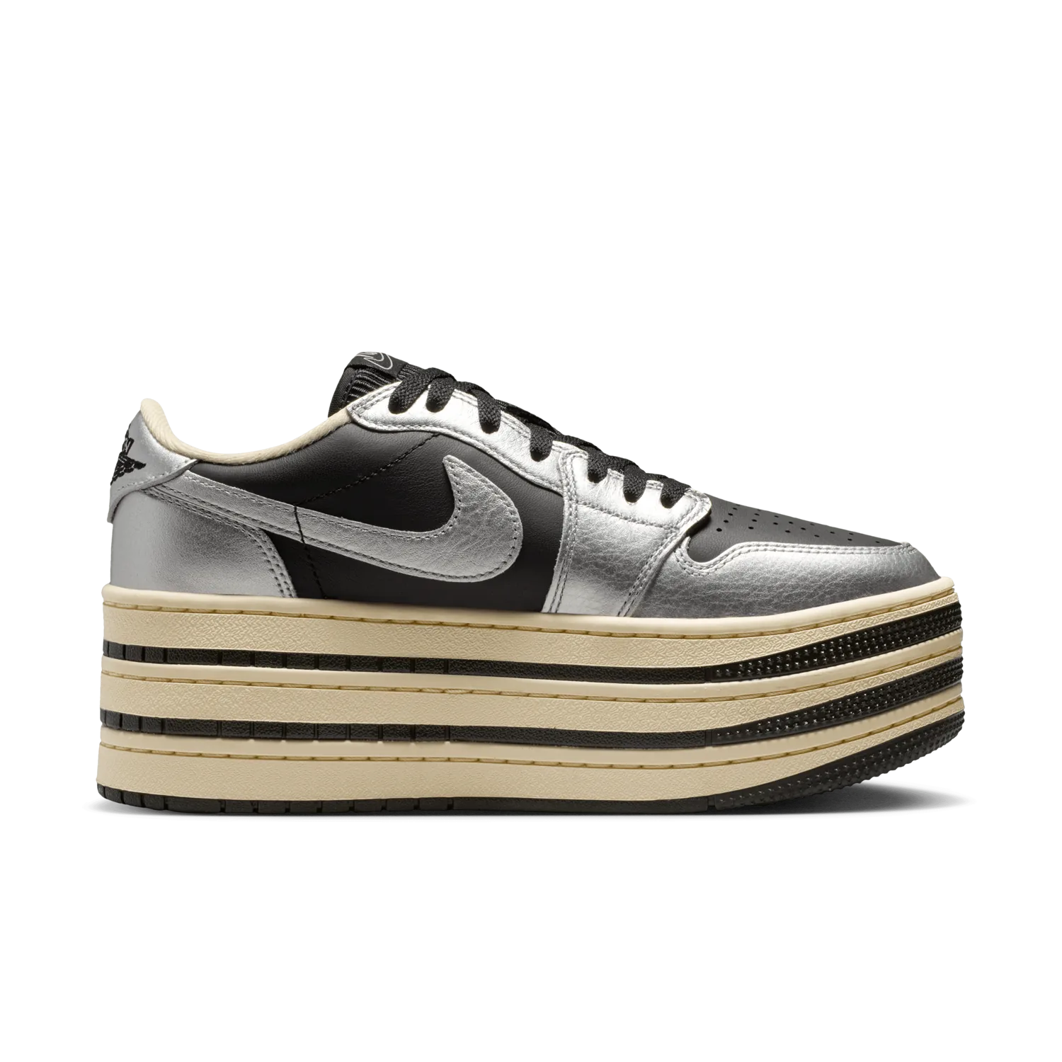 Air Jordan 1 Triple Stack Metallic Silver (W) image 5