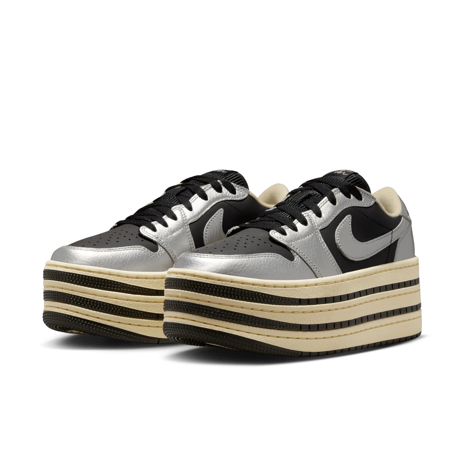 Air Jordan 1 Triple Stack Metallic Silver (W) image 7