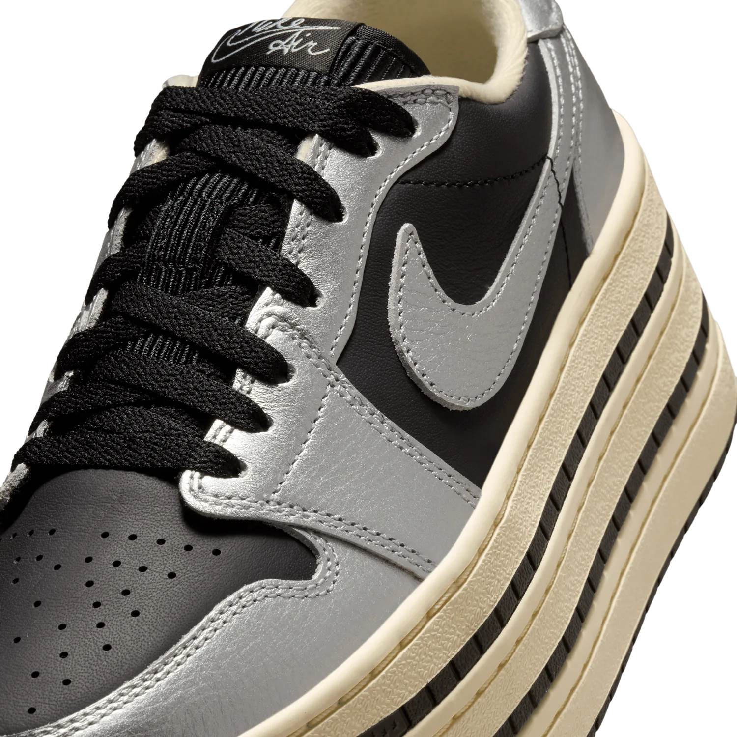 Air Jordan 1 Triple Stack Metallic Silver (W) image 9