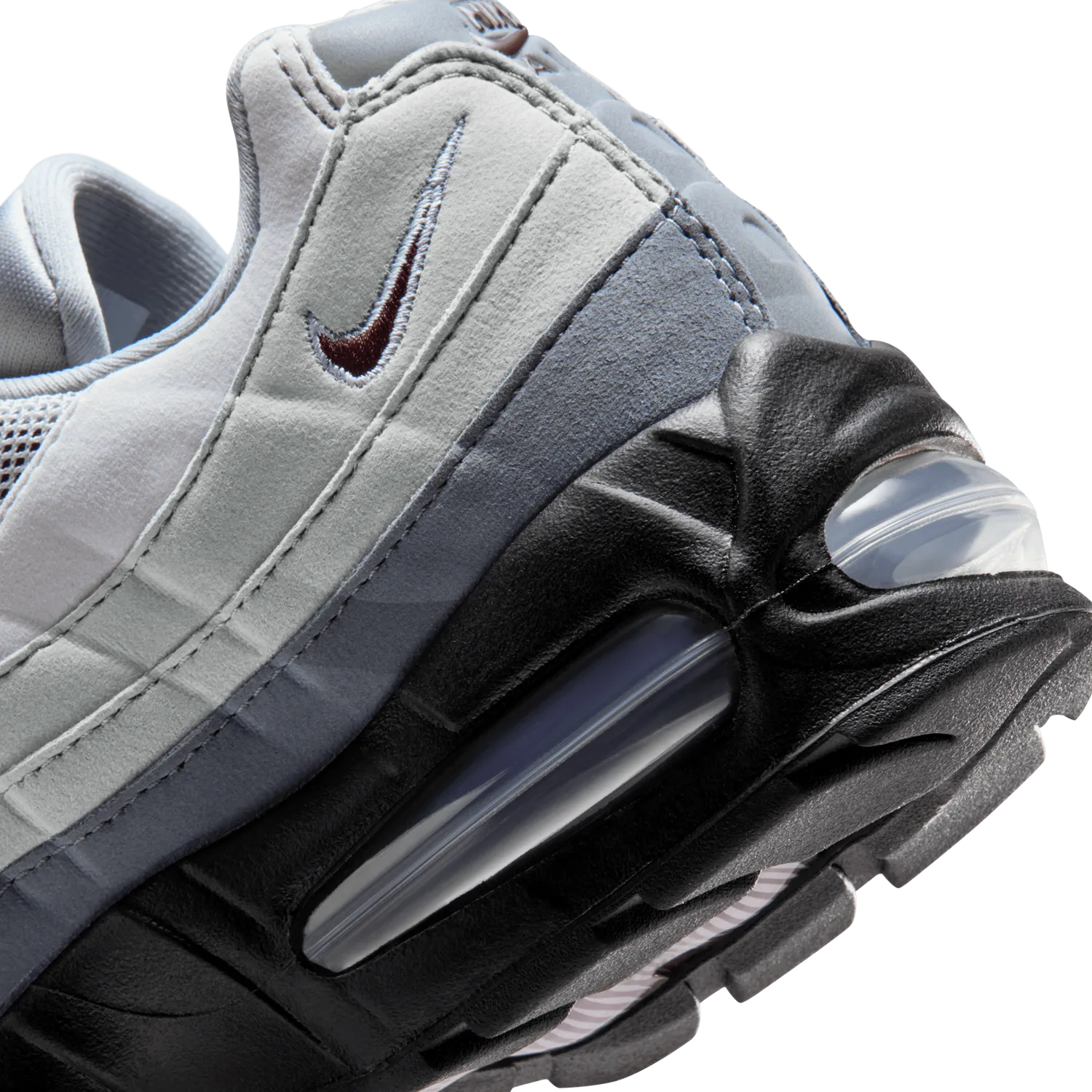 Nike Air Max 95 Smoke Grey Burgundy Crush (W) image 8